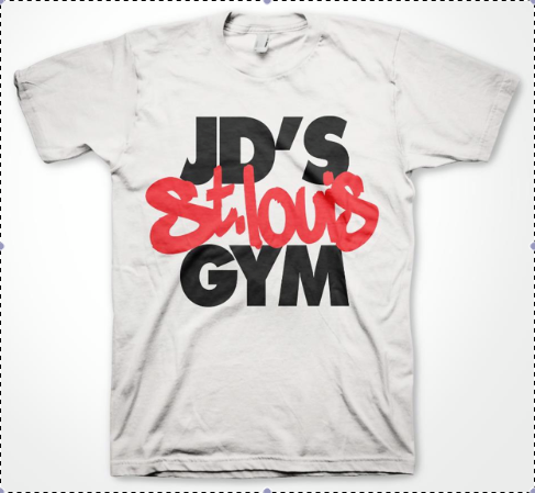 JD's Gym White T-Shirt